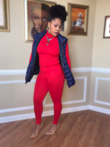 Terry Set(Ruby)(XL)